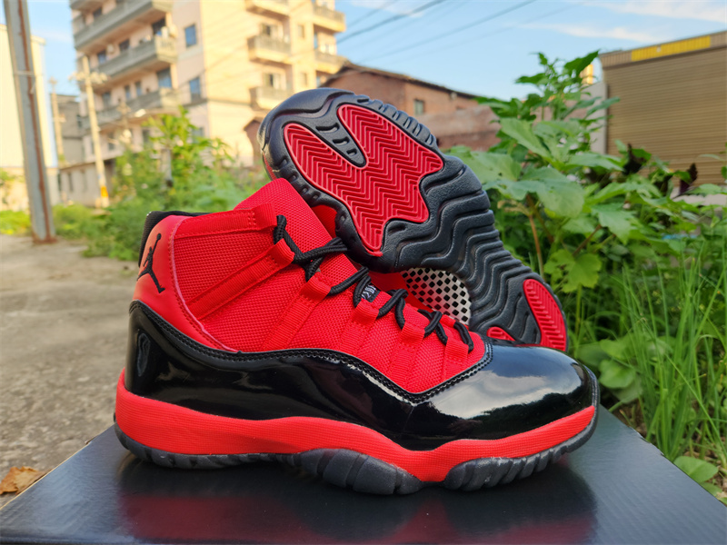 Men's Running weapon Air Jordan 11 Black/Red Shoes 085 Men's Running weapon Air Jordan 11 Black/Red Shoes 085